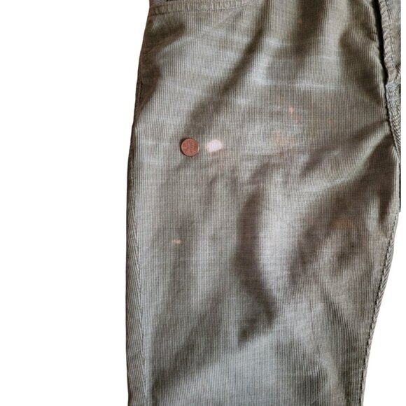 7 For All Mankind 5 Pocket Corduroy Jean Pants Green Pockets Stretch Men Size 36 - Picture 6 of 8